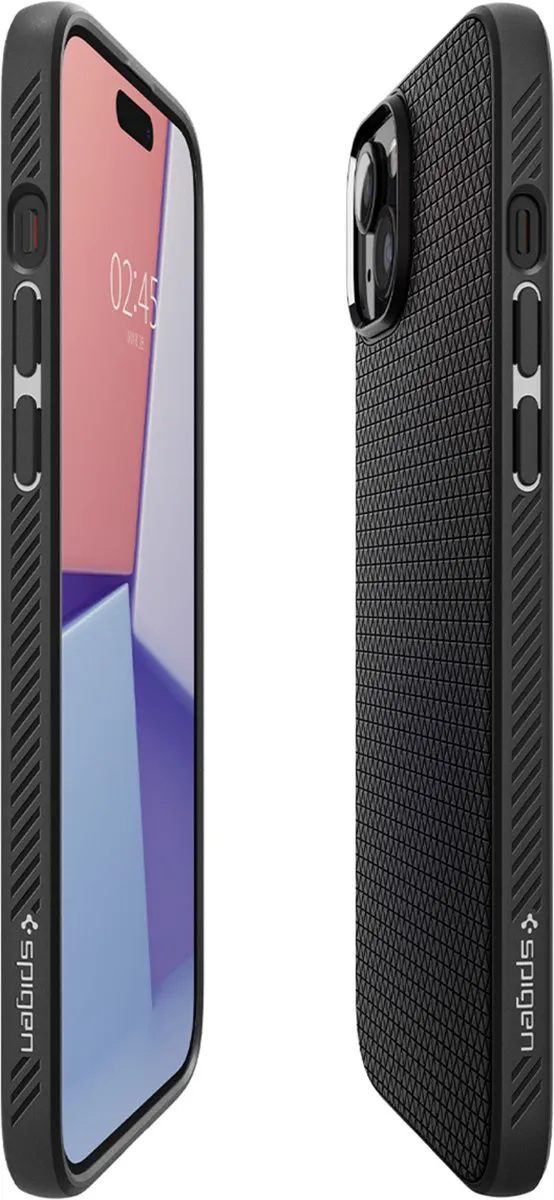 Spigen Liquid Air Case ACS06650 - iPhone 15 Plus - Zwart