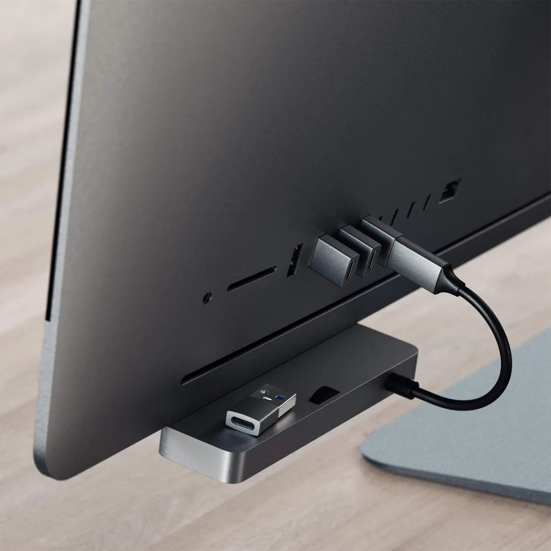 Satechi USB-A naar USB-C-adapter SA-ST-TAUCM - Grijs