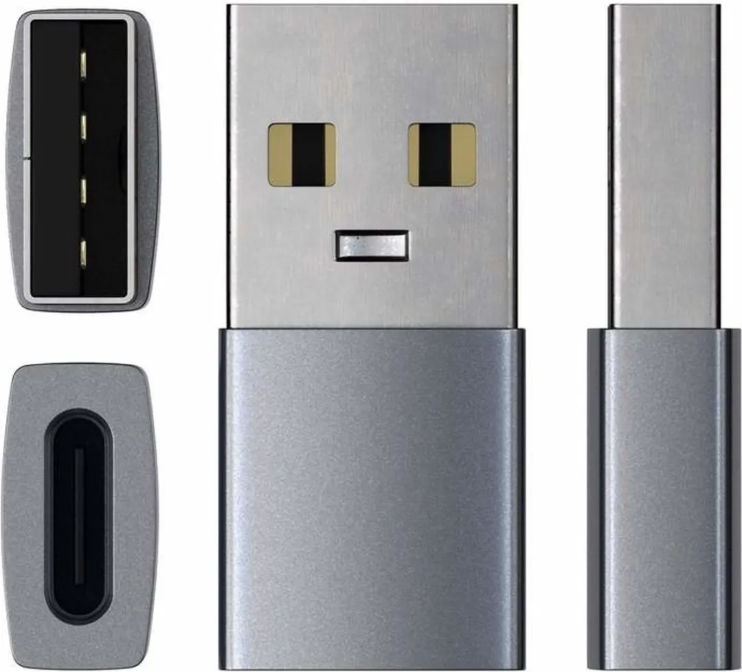 Satechi USB-A naar USB-C-adapter SA-ST-TAUCM - Grijs