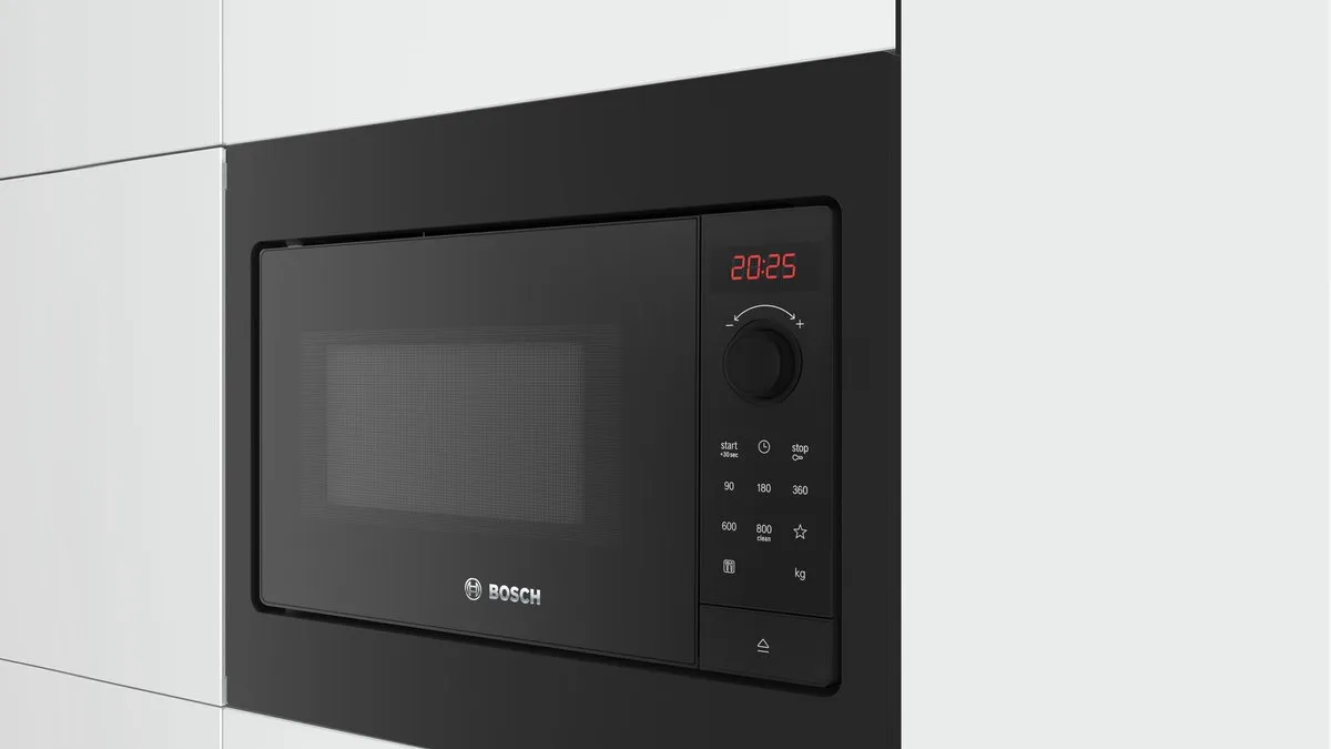 Bosch Serie 2 BFL523MB4 Solo Inbouwmagnetron 800W - 20L - Zwart