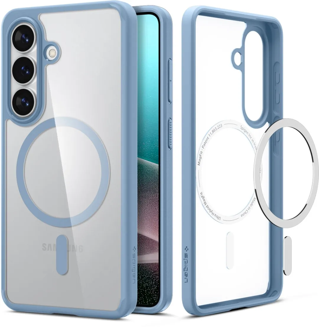 Spigen Ultra Hybrid Backcover S26 Plus - Lichtblauw - 8800337243444
