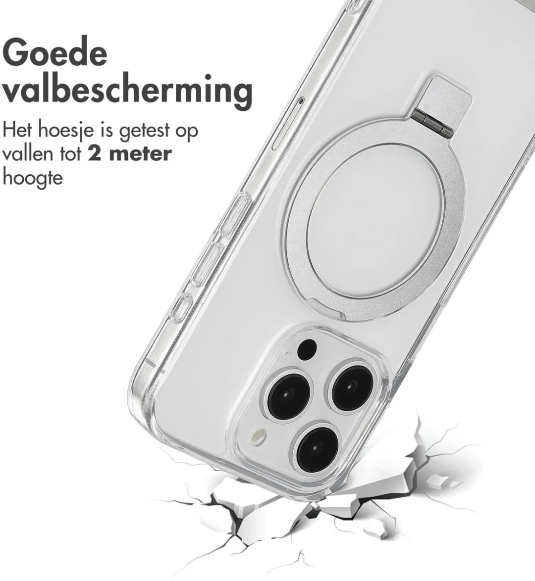 Accezz Hoesje iPhone 15 Pro - Transparant - MagSafe