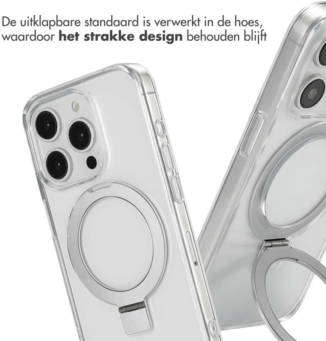 Accezz Hoesje iPhone 15 Pro - Transparant - MagSafe
