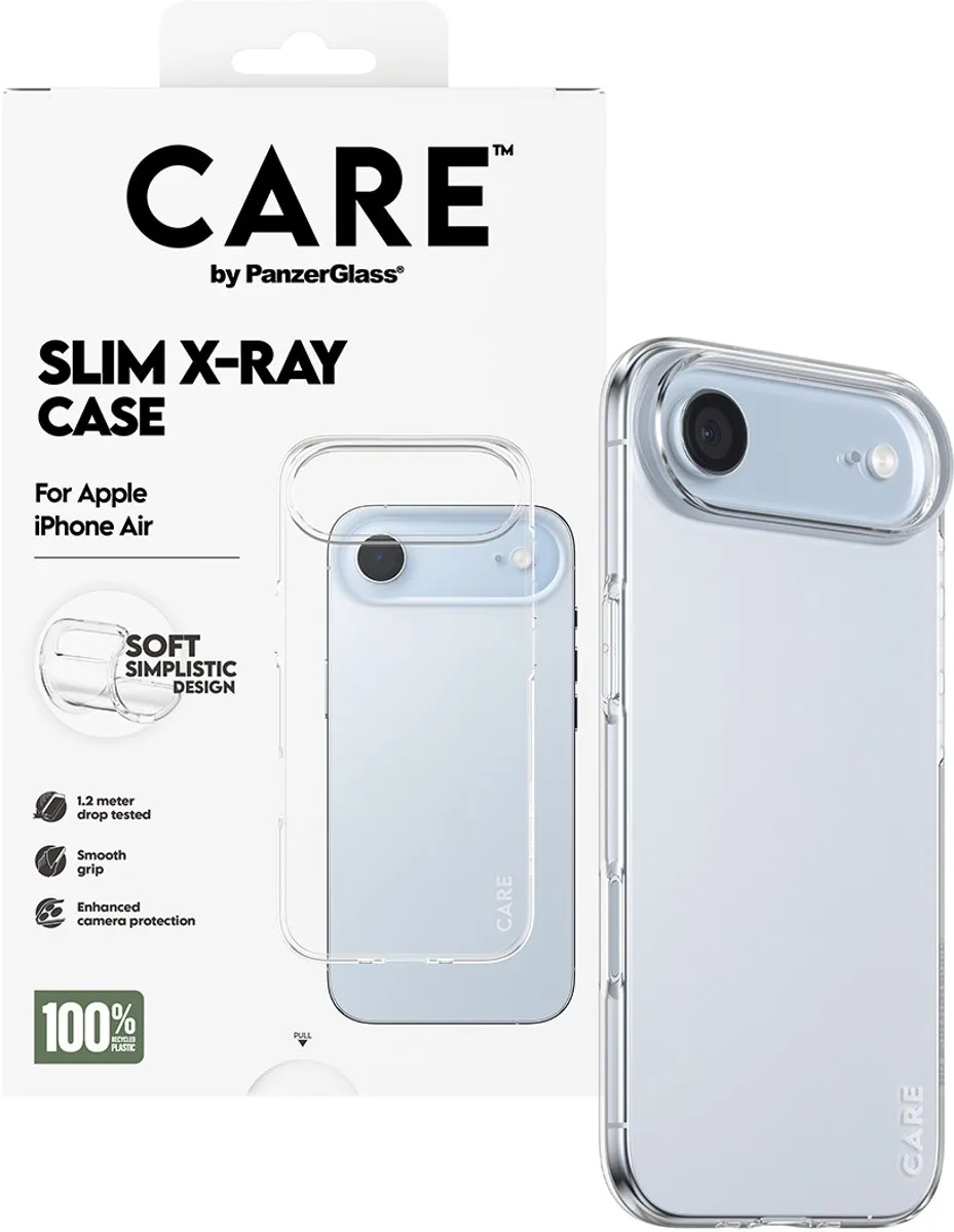 PanzerGlass Moderne X-Ray Basis Hoes iPhone Air - Zwart