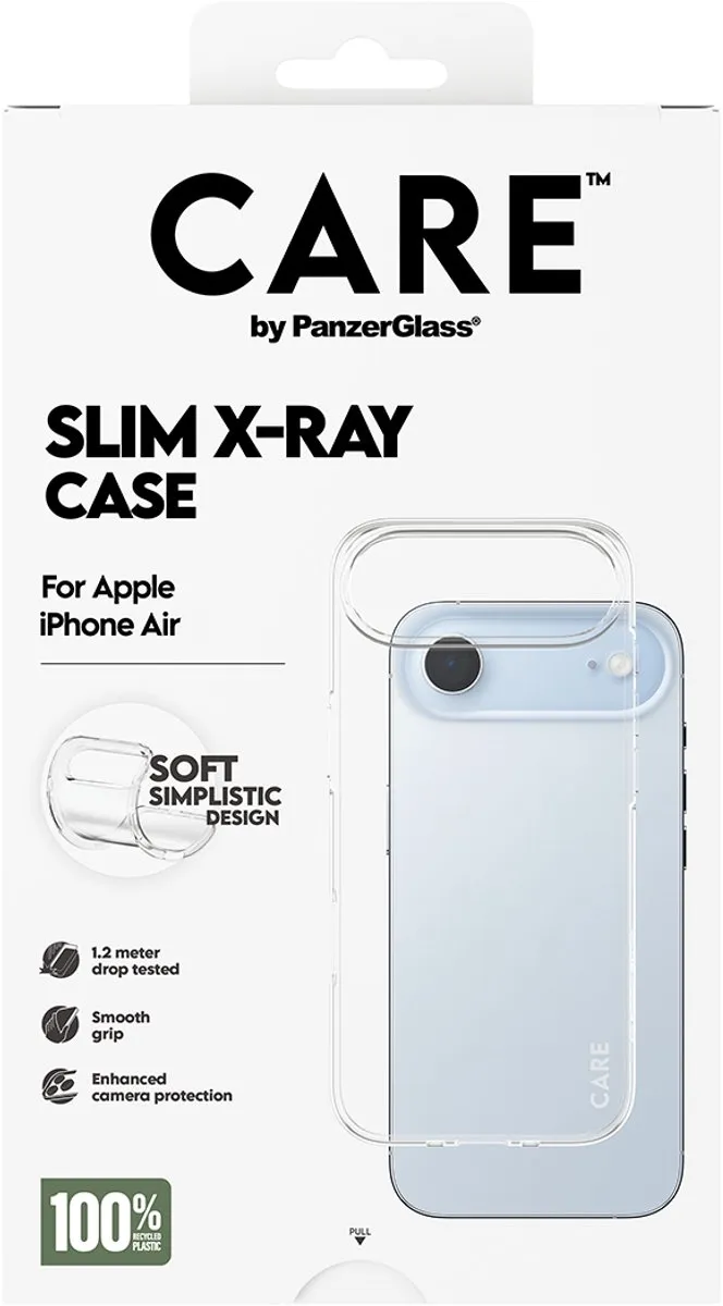 PanzerGlass Moderne X-Ray Basis Hoes iPhone Air - Zwart