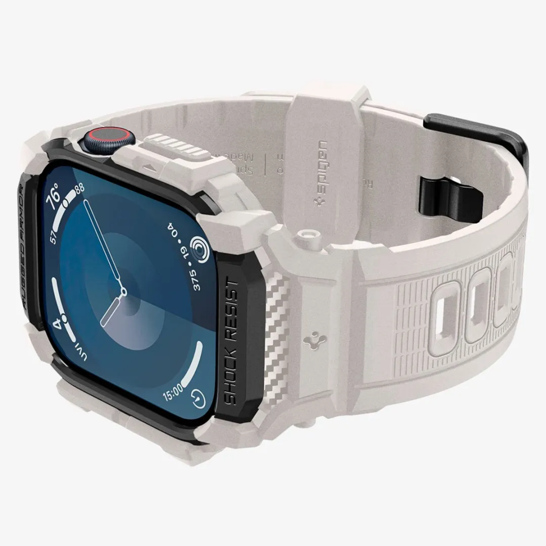 Spigen Rugged Armor Pro Case Apple Watch 10 42mm - Dune Beige