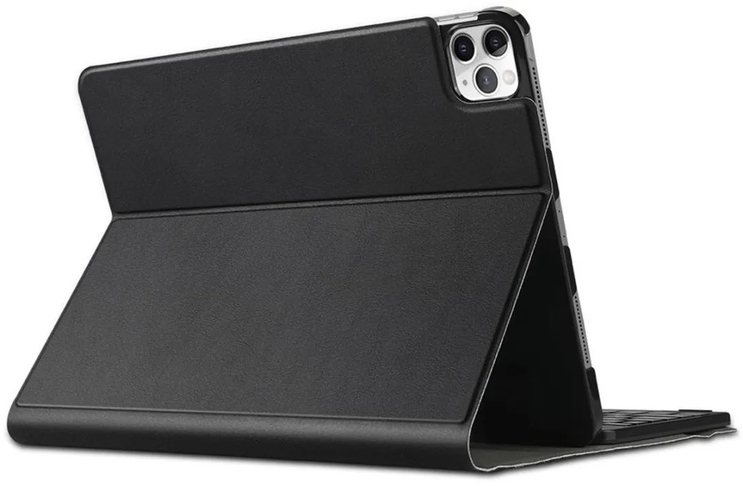 Just in Case Cazy Tablet Hoes iPad Pro 11 2021/2022 - QWERTY Toetsenbord - Zwart