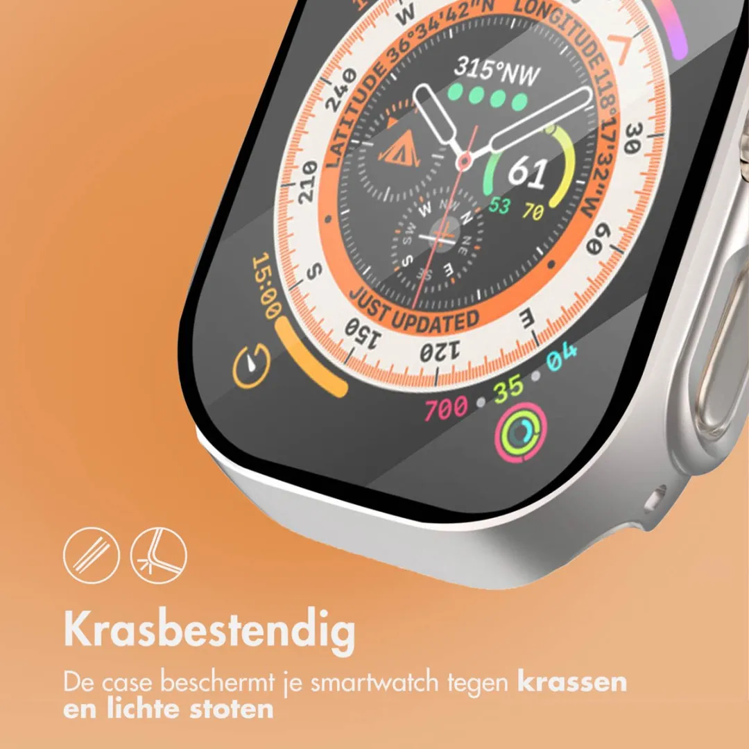 Imoshion Apple Watch Ultra 49mm Hoesje - Zilver