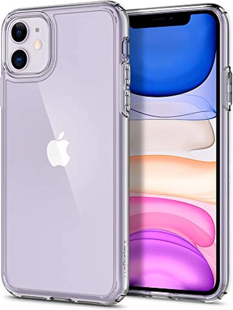 Spigen Ultra Hybrid 076CS27185 iPhone 11 Hoesje - Transparant