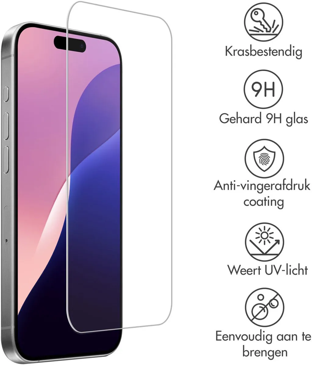 imoshion Screenprotector Gehard Glas - iPhone 17 Pro Max Duopack