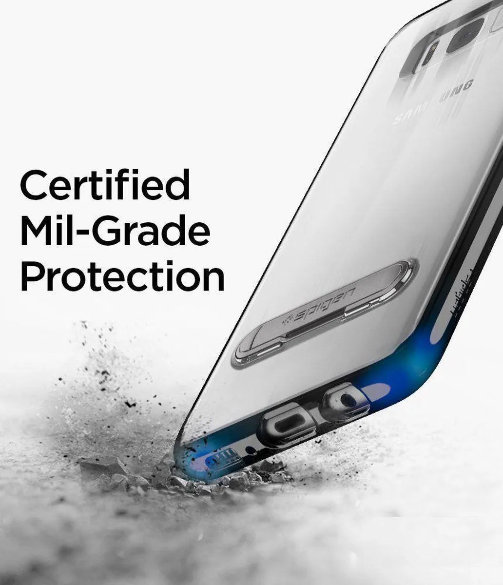 Spigen Ultra Hybrid S Case G955U19632902 - Samsung Galaxy S8+ - Zwart