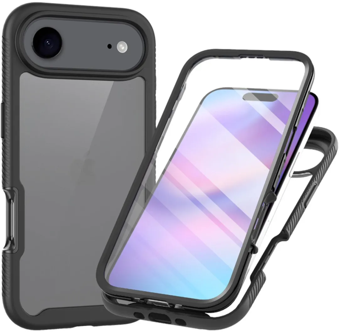 Just in Case Cazy MAP2764DC1 iPhone Air Hoesje - 360° Full Protection - Zwart