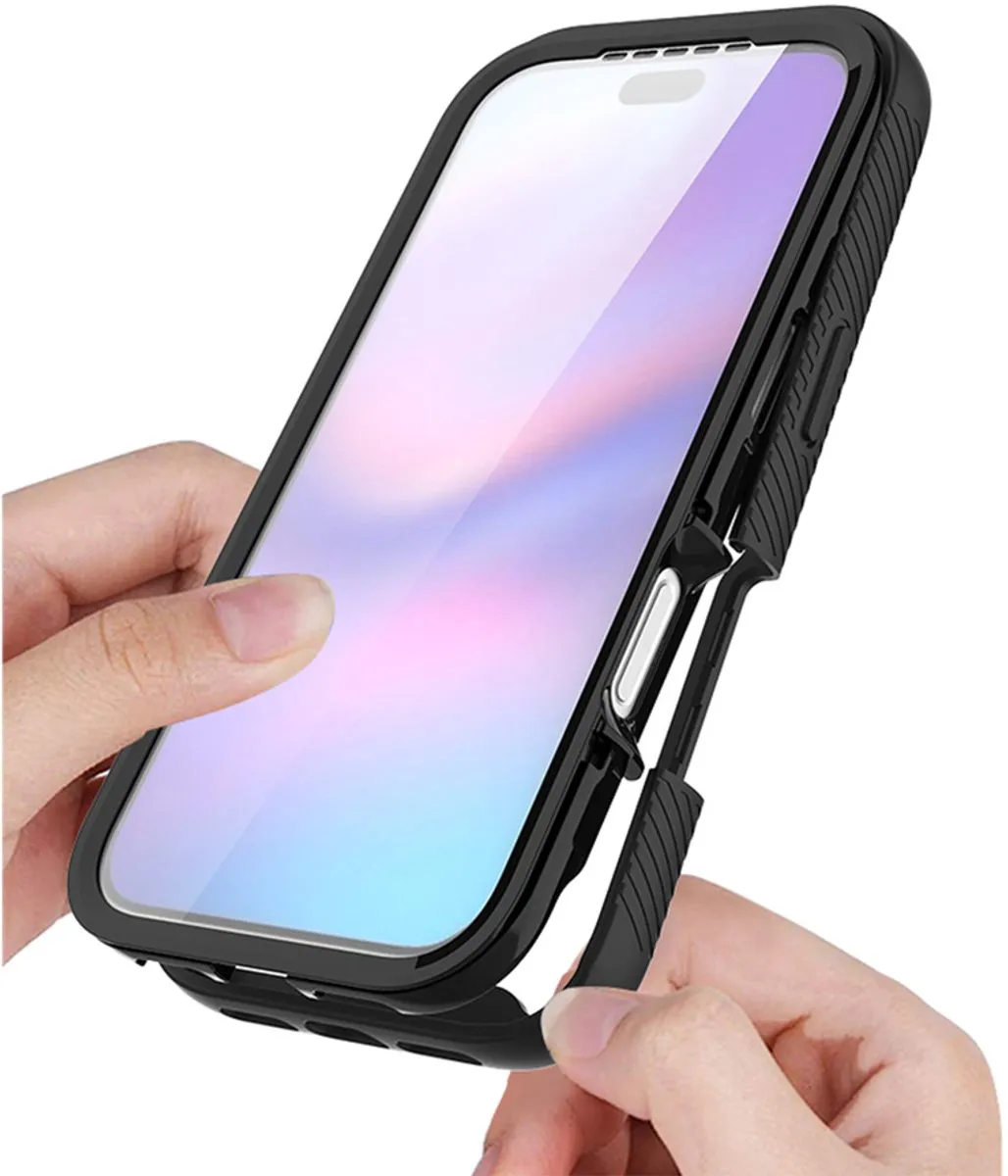 Just in Case Cazy MAP2764DC1 iPhone Air Hoesje - 360° Full Protection - Zwart