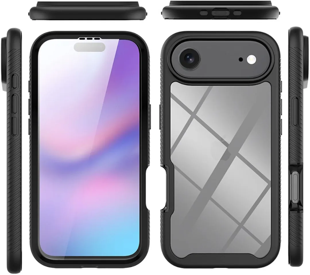 Just in Case Cazy MAP2764DC1 iPhone Air Hoesje - 360° Full Protection - Zwart