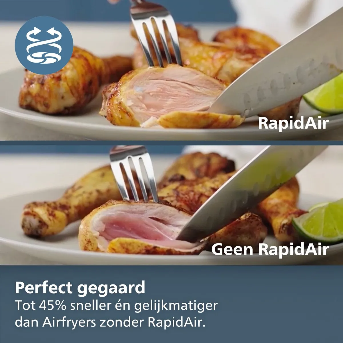 Philips 1000 Series NA150/00 Dual Basket Airfryer 7.1L - Zwart