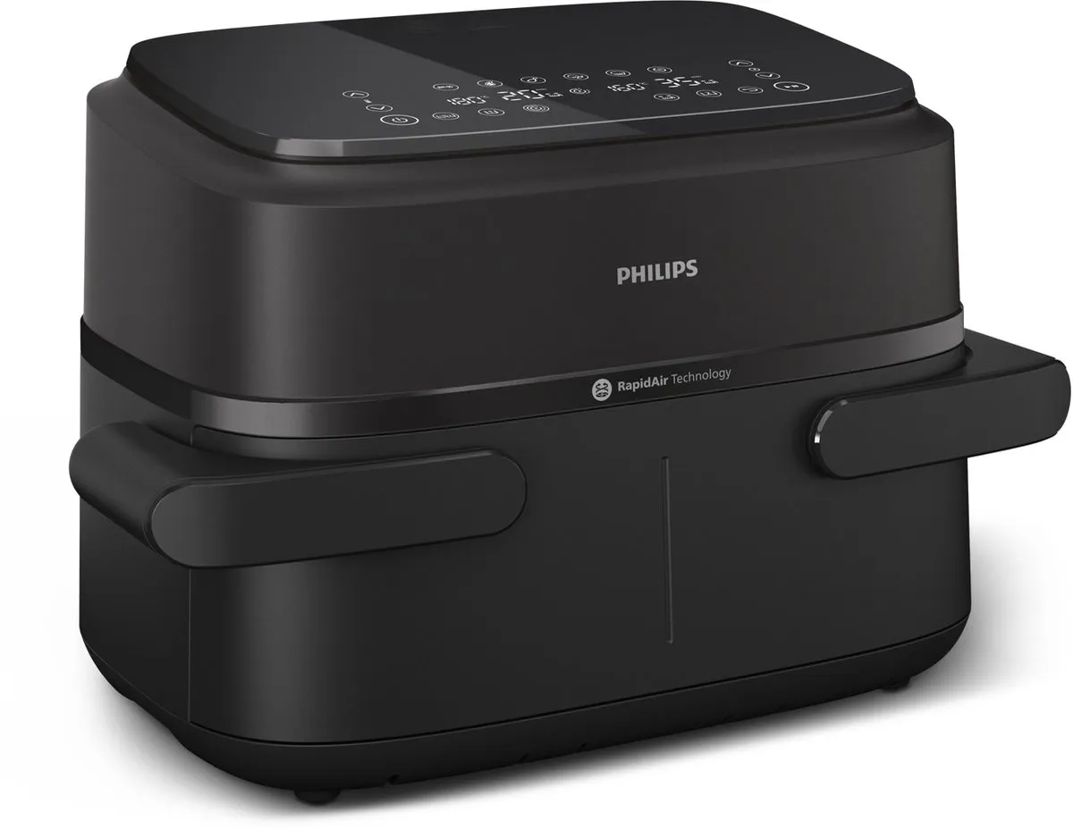Philips 1000 Series NA150/00 Dual Basket Airfryer 7.1L - Zwart