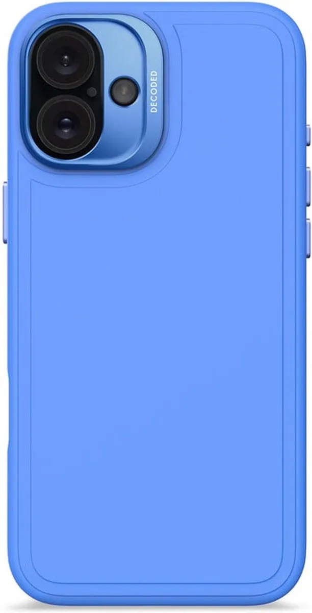 Decoded Siliconen Hoesje iPhone 16 Plus - Super Sonic Blauw