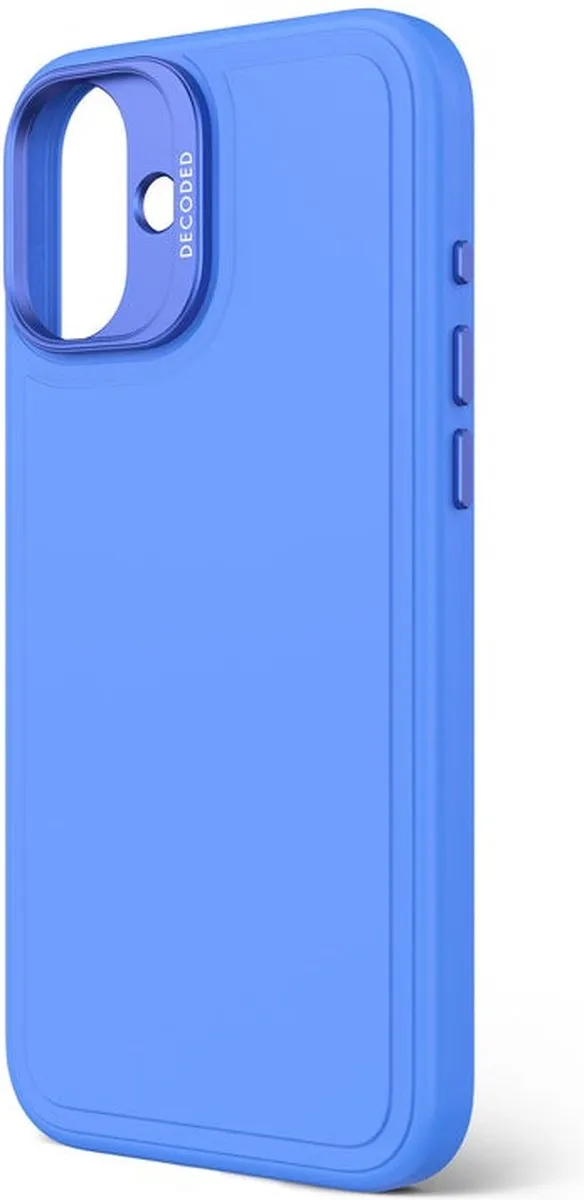 Decoded Siliconen Hoesje iPhone 16 Plus - Super Sonic Blauw