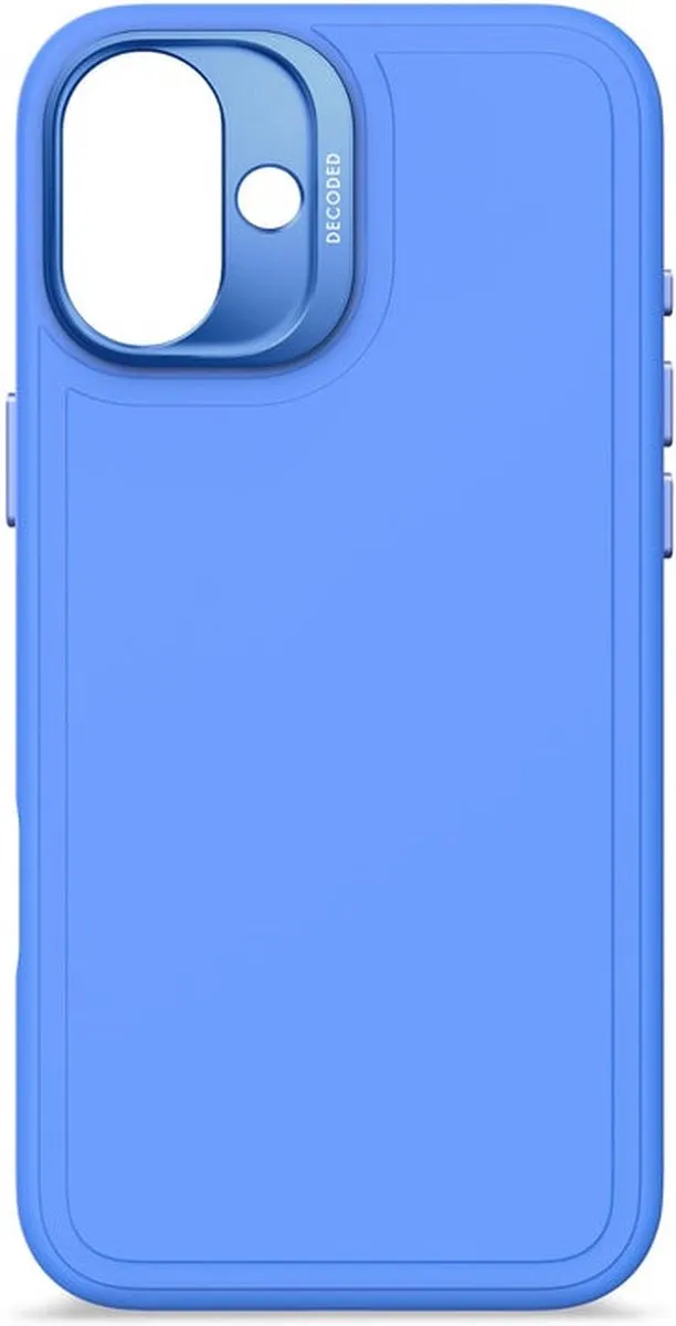Decoded Siliconen Hoesje iPhone 16 Plus - Super Sonic Blauw
