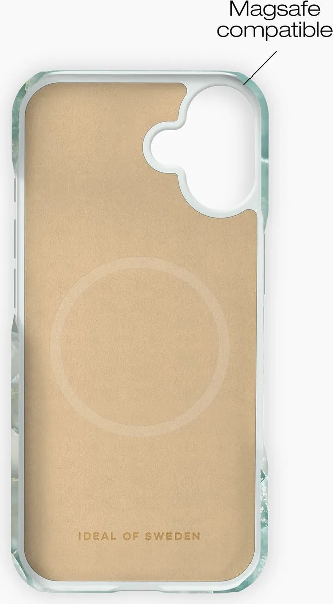 iDeal of Sweden iPhone 16 Fashion Case MagSafe Azura Marble - IDFCMS-I2461-391