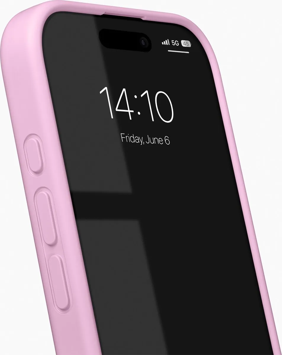 iDeal of Sweden iPhone 16 Silicone Hoesje - Bubble Gum Roze - IDSIC-I2461-498
