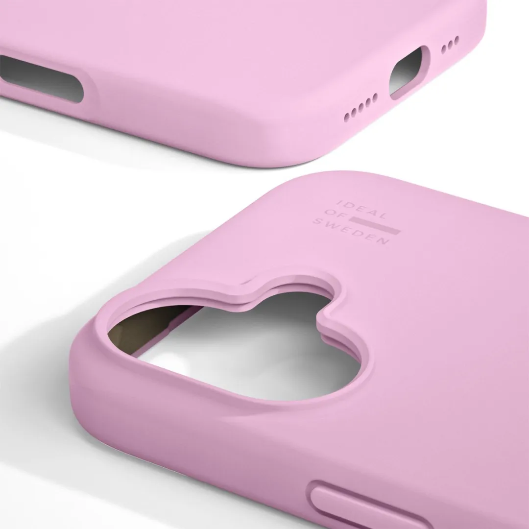 iDeal of Sweden iPhone 16 Silicone Hoesje - Bubble Gum Roze - IDSIC-I2461-498