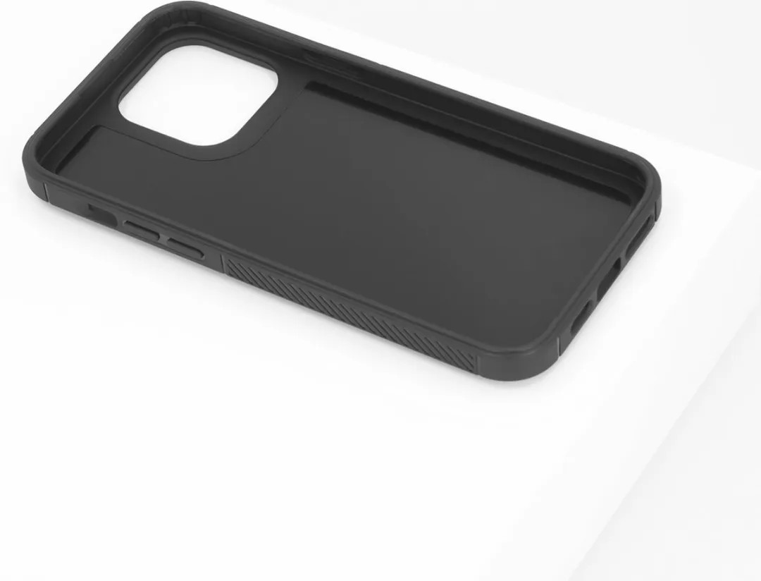 BMAX Carbon Hoesje iPhone 14 Pro Max - Zwart