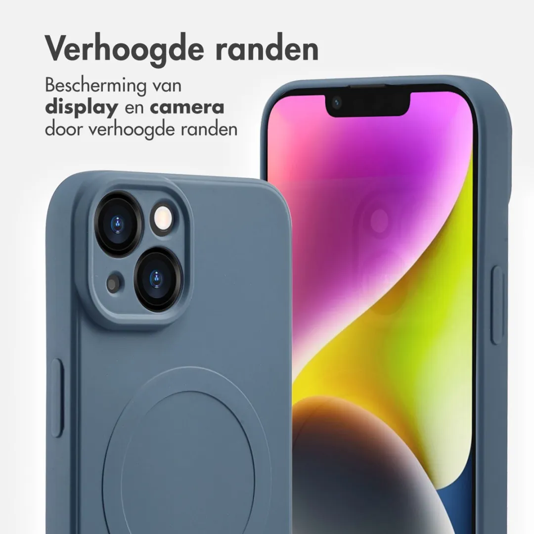 Imoshion Hoesje iPhone 14 - Donkerblauw - MagSafe