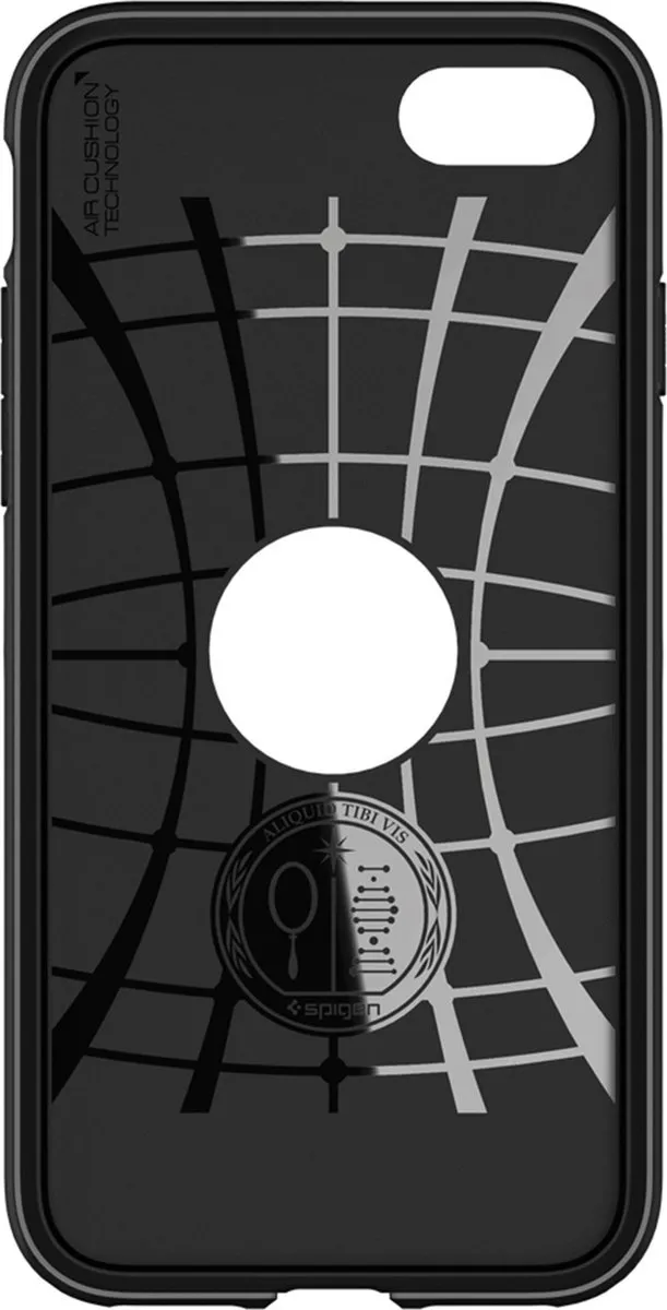 Spigen Rugged Armor Air Cushion iPhone hoesje - Zwart - afbeelding 6 van 6