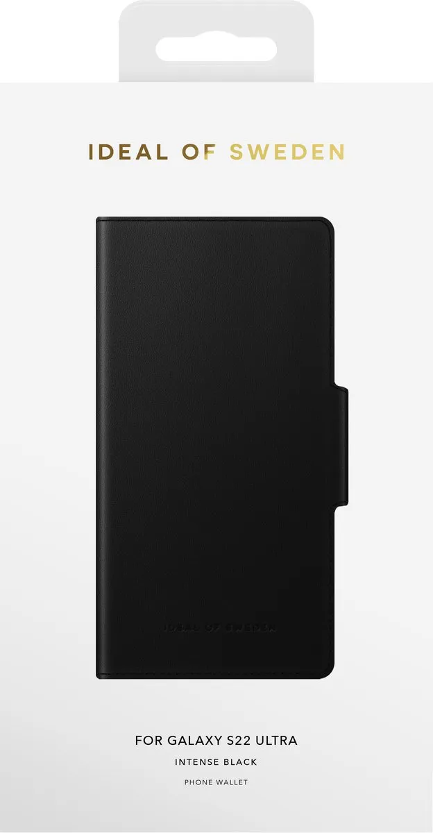 iDeal of Sweden Atelier Wallet Samsung Galaxy S22 Ultra - Intense Black - afbeelding 4 van 6