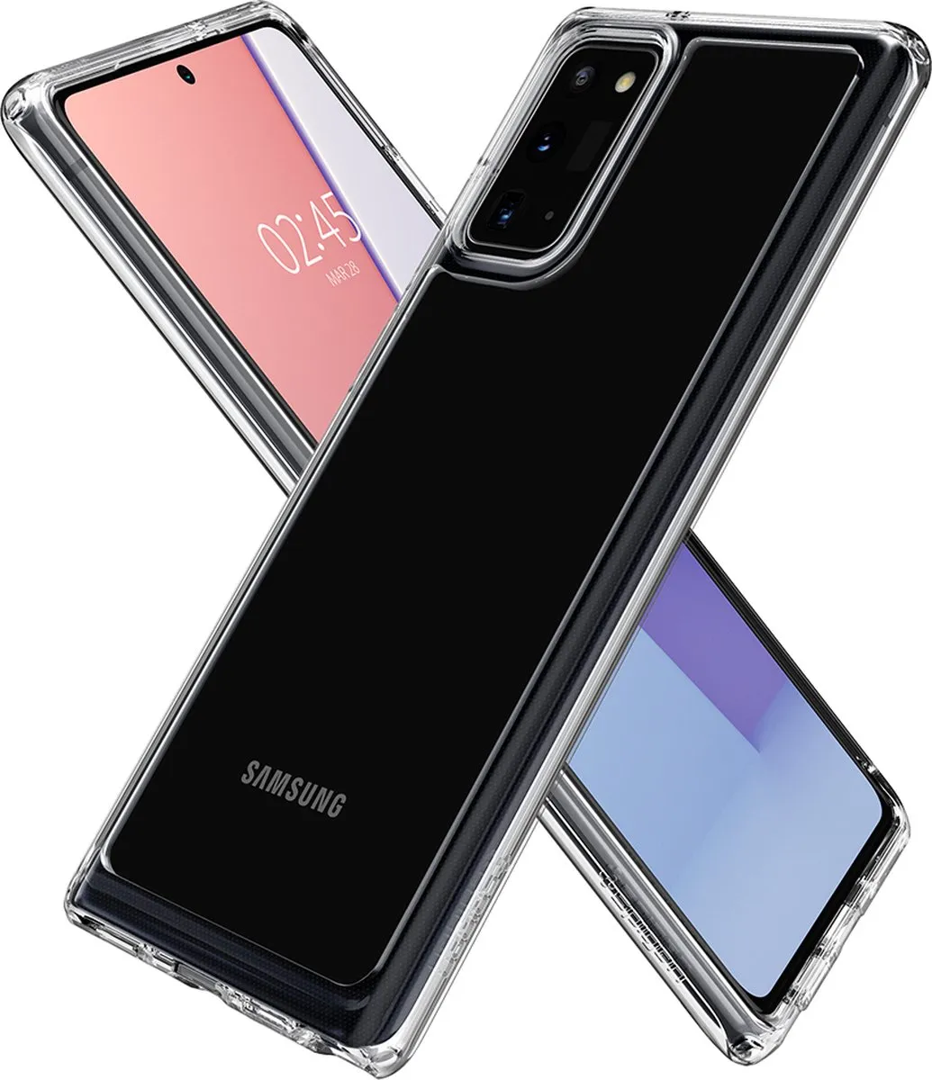 Spigen Crystal Hybrid ACS01370 Hoesje - Samsung Galaxy Note20 - Transparant - afbeelding 5 van 6