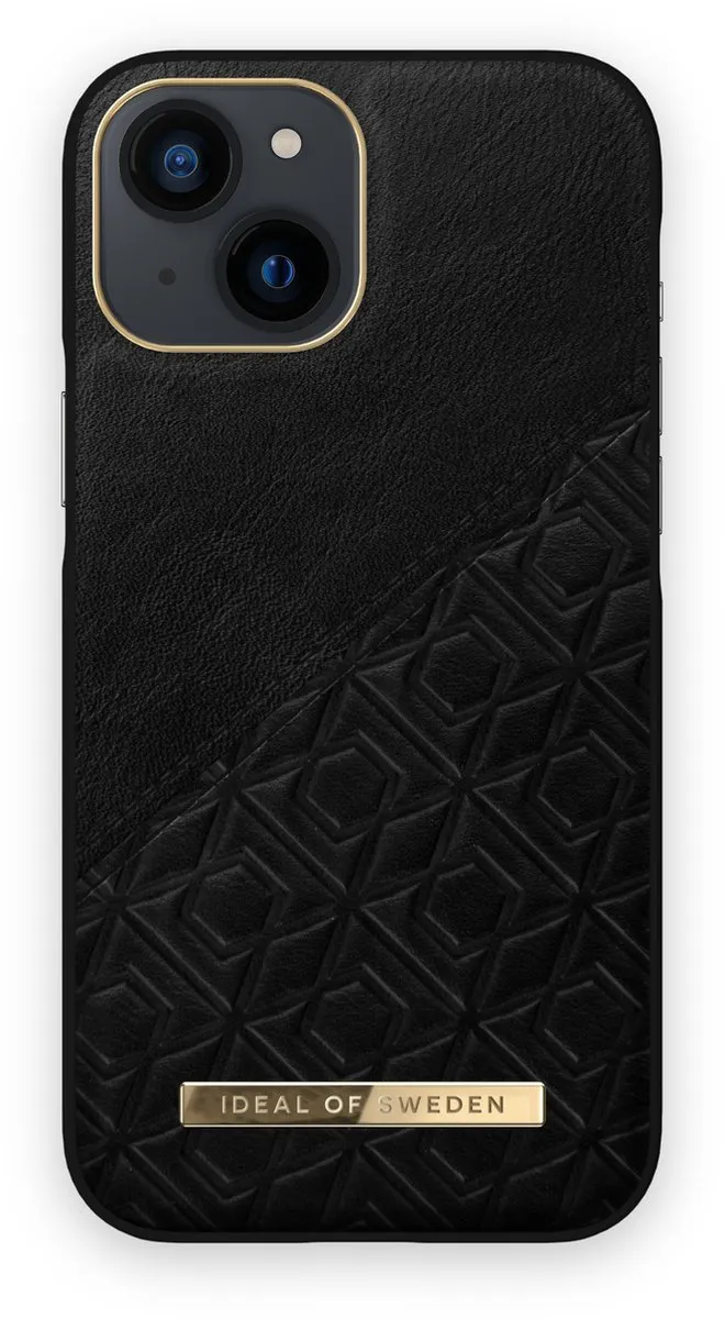 iDeal of Sweden iPhone 13 Mini Hoesje Embossed Black