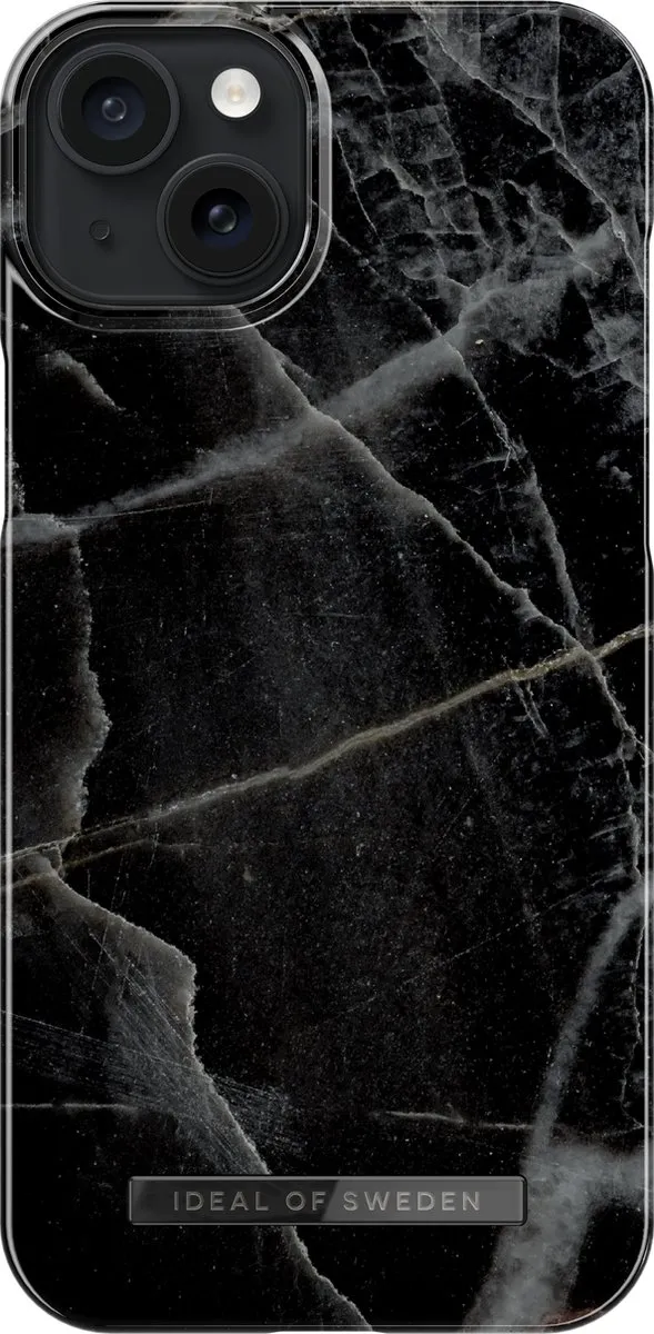 iDeal of Sweden Fashion Case MagSafe iPhone 15 Plus - IDFCMS-I2367-358 - Black Thunder Marble - afbeelding 2 van 6