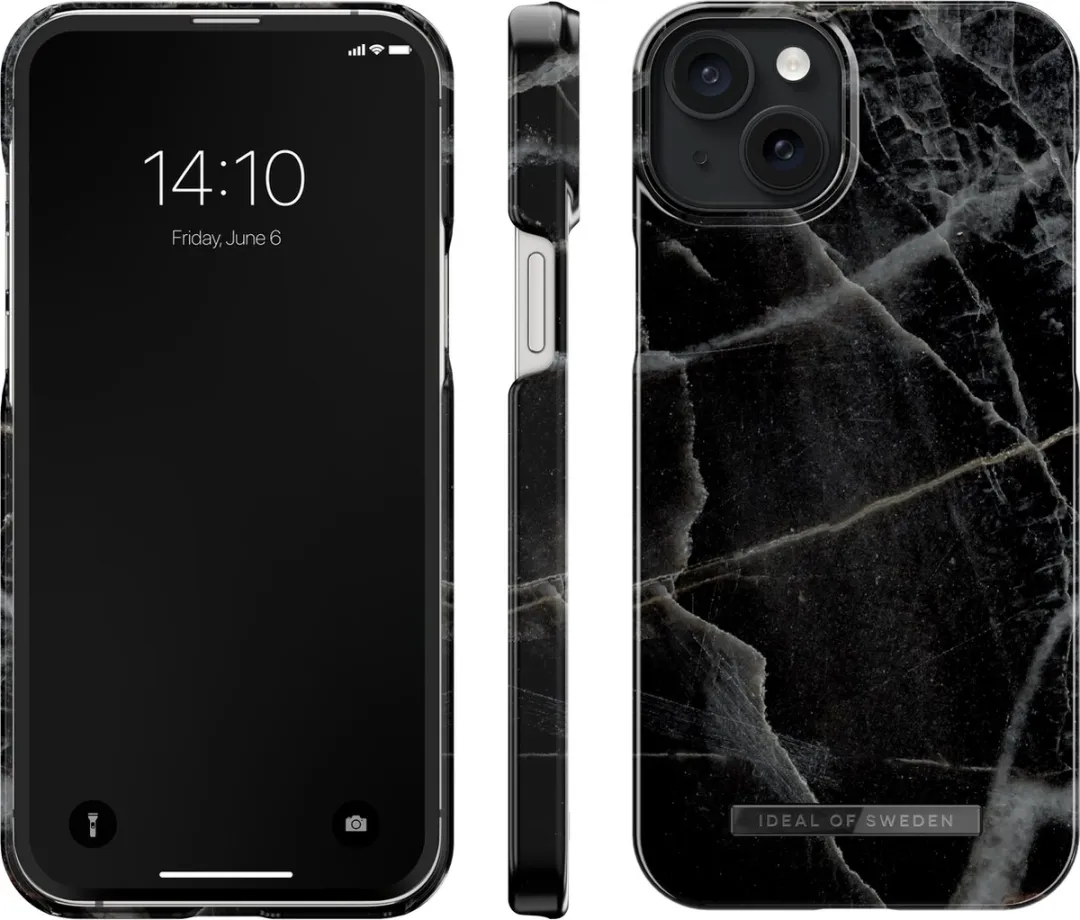 iDeal of Sweden Fashion Case MagSafe iPhone 15 Plus - IDFCMS-I2367-358 - Black Thunder Marble - afbeelding 6 van 6