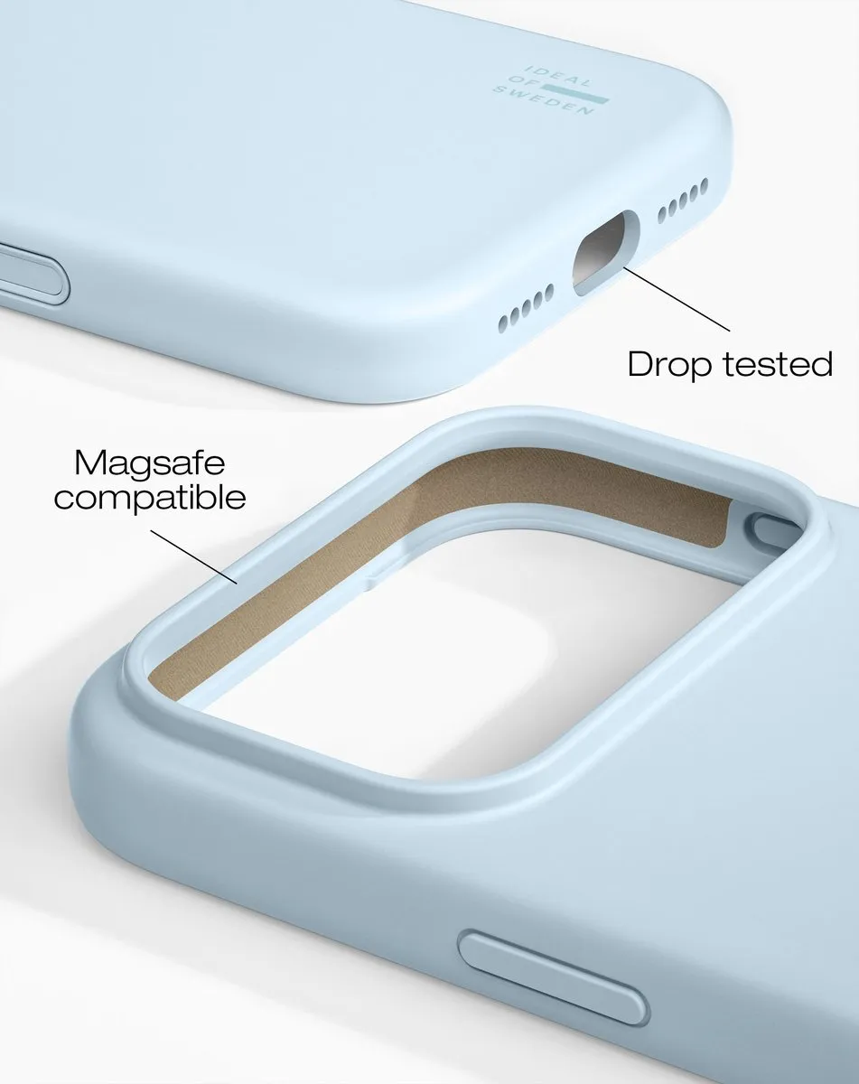 iDeal of Sweden iPhone 17 Pro Silicone Hoes - Light Blue - IDSICMS-I2561P-501