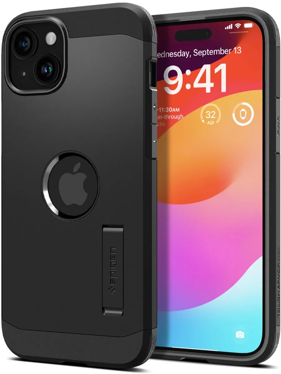 Spigen Tough Armor Magfit iPhone 15 Hoesje - Zwart - 12143