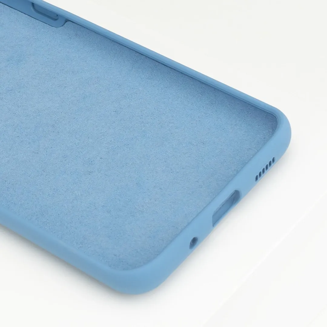 BMAX Siliconen Hard Case Samsung Galaxy S20 - Demin Blauw