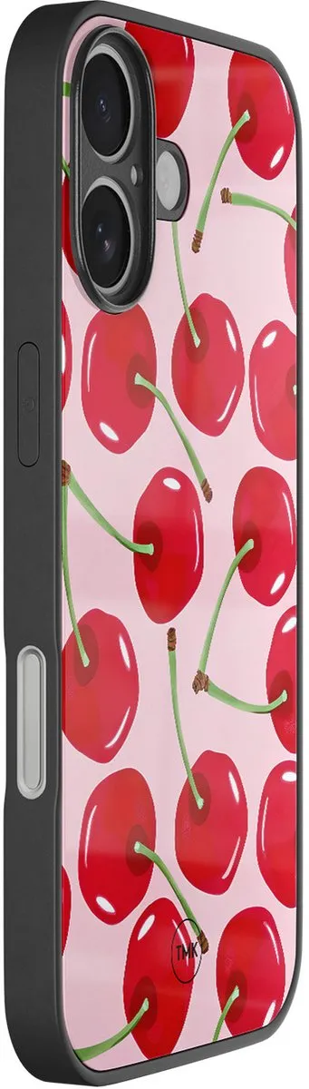 Casevibes iPhone 16 Hoesje Roze - TPU Glossy - Print