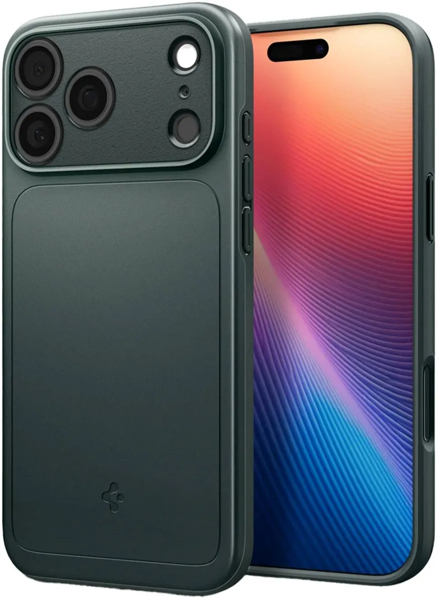 Spigen Thin Fit Mag Backcover iPhone 17 Pro 13973 - Groen