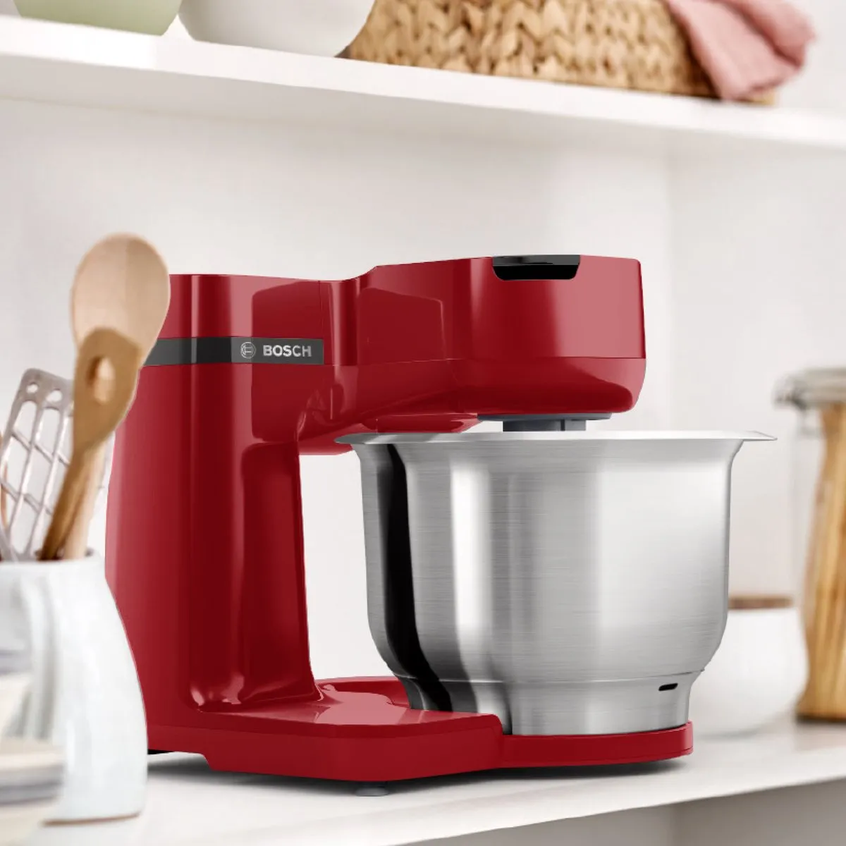 Bosch MUM Serie 2 MUMS2ER01 Keukenmachine 700W - 3,8L - 3 Snijschijven - Rood