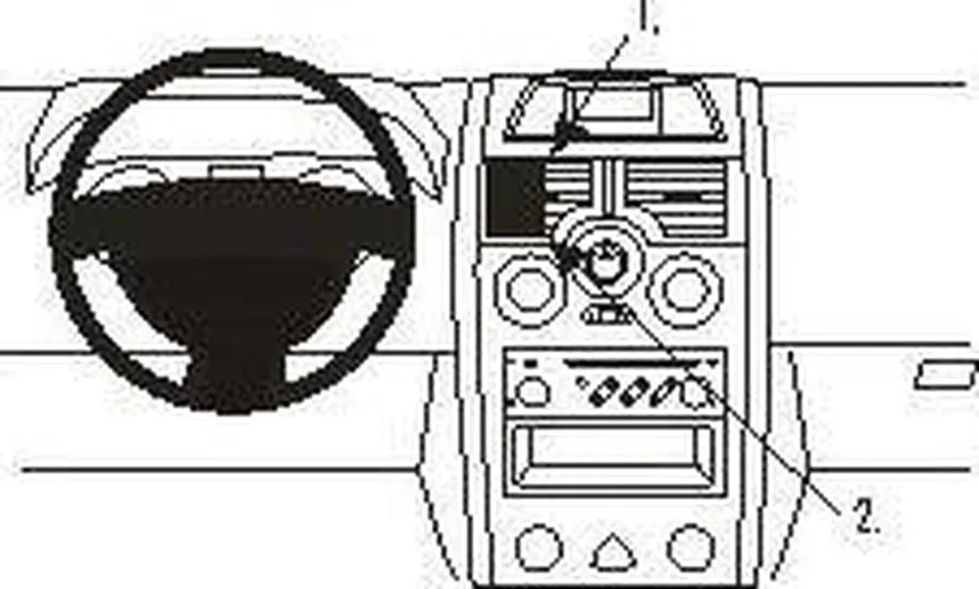 Brodit ProClip 853181 Telefoonhouder - Zwart - afbeelding 6 van 6