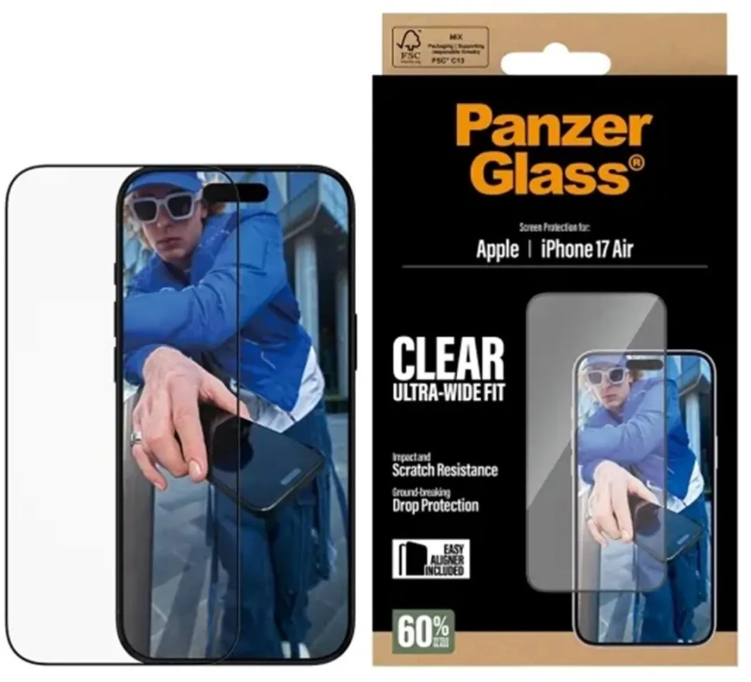 PanzerGlass Ultra-Wide Fit iPhone Air Screenprotector