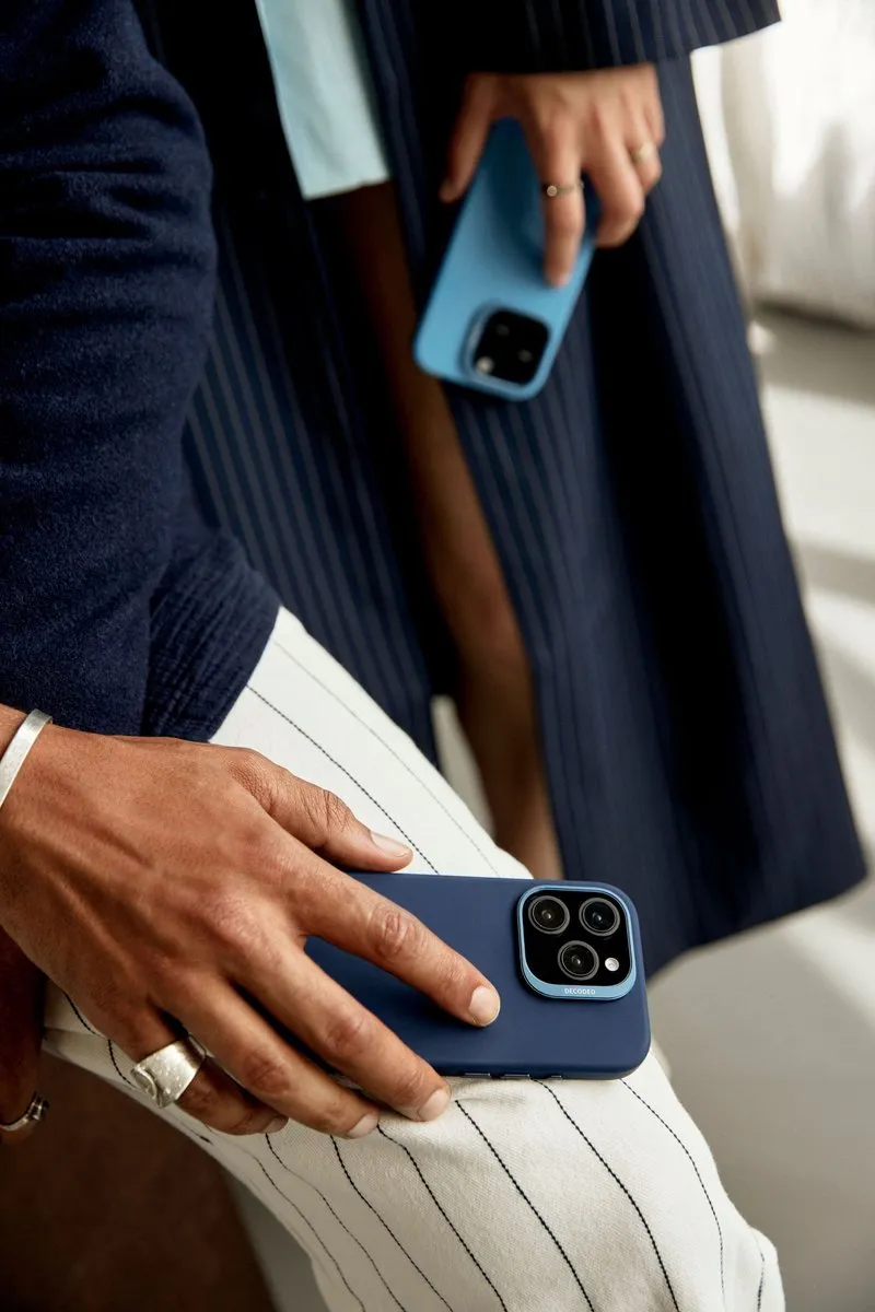 Decoded Siliconen Hoesje iPhone 15 Pro - Air Blauw