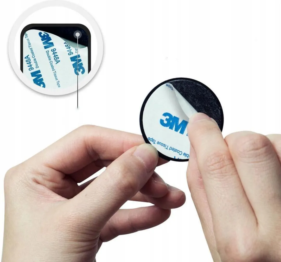 Spigen Kuel A210 Magnetische Plaatjes Set 000EP20342 - 4 Stuks - Zwart