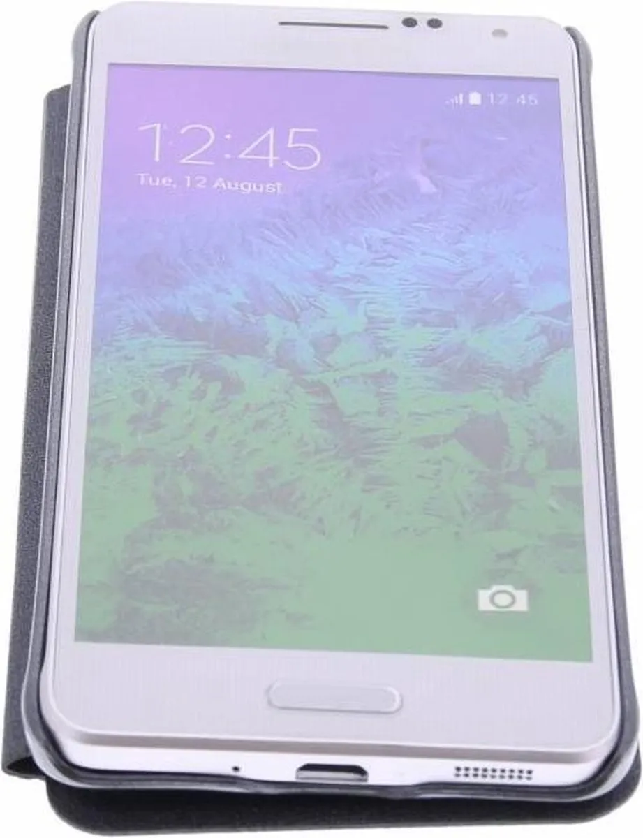 Nillkin Sparkle Book Cover Zwart - Samsung Galaxy Alpha - afbeelding 5 van 6