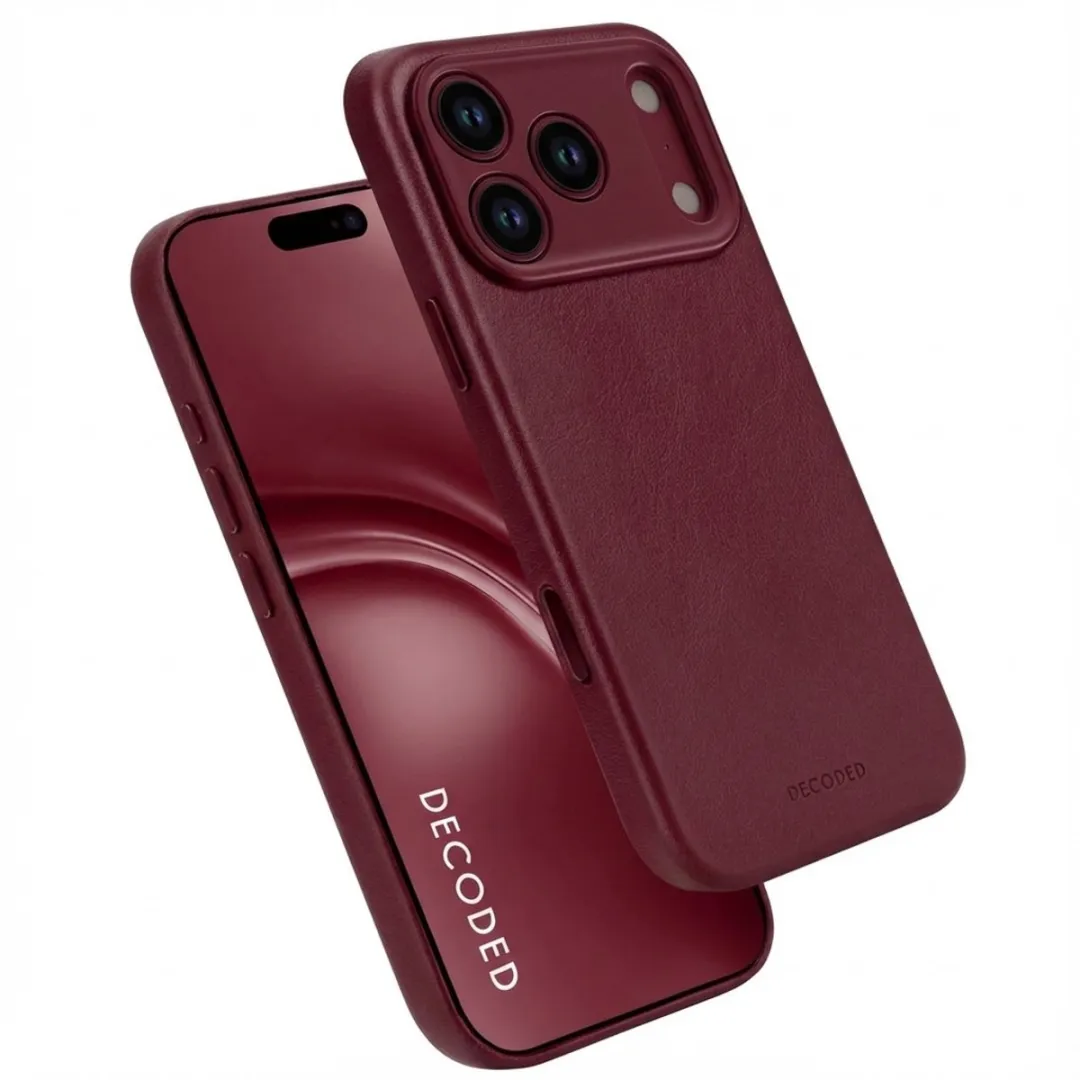 Decoded Leren Hoesje iPhone 17 Pro Max