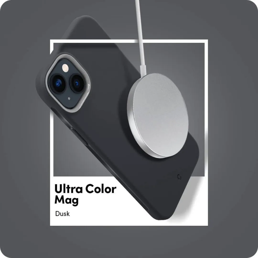 Spigen Cyrill Ultra Color MagSafe Hoesje ACS04943 - iPhone 14 Plus Grijs