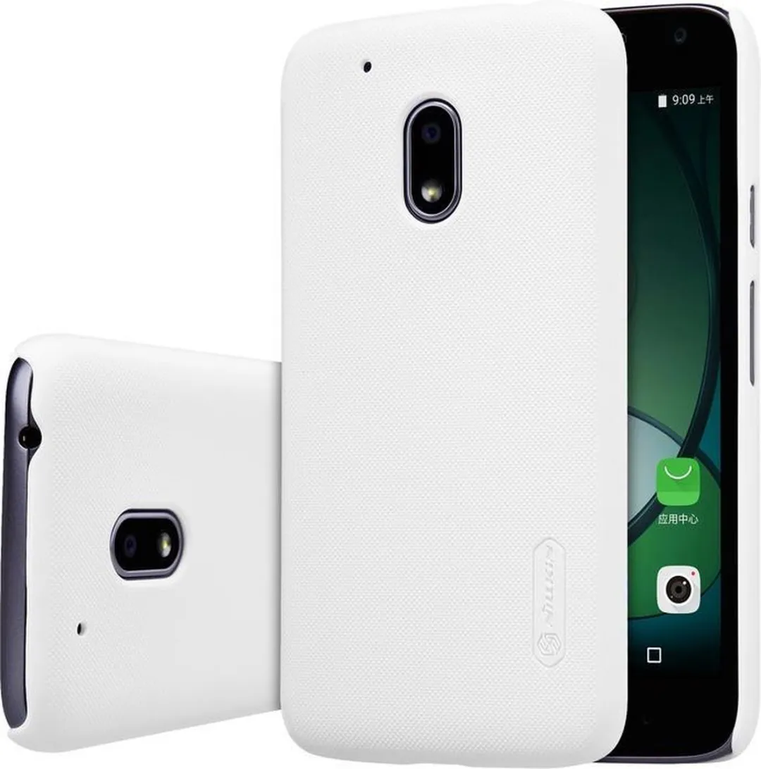 Nillkin Frosted Shield Hoesje Motorola Moto G4 Play - Wit - afbeelding 5 van 6