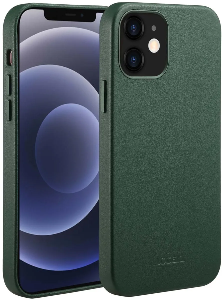Accezz iPhone 12/Pro MagSafe Hoesje - Cedar Green