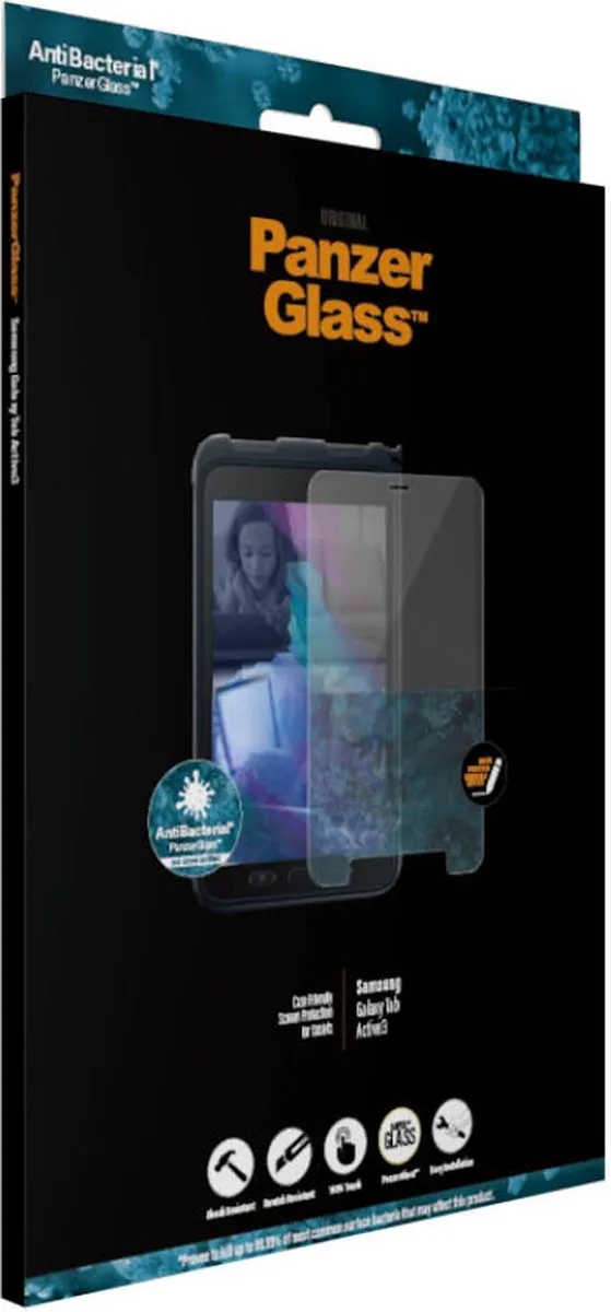 PanzerGlass PZ-7245 Screenprotector - Samsung Galaxy Tab Active3 - Transparant - afbeelding 6 van 6
